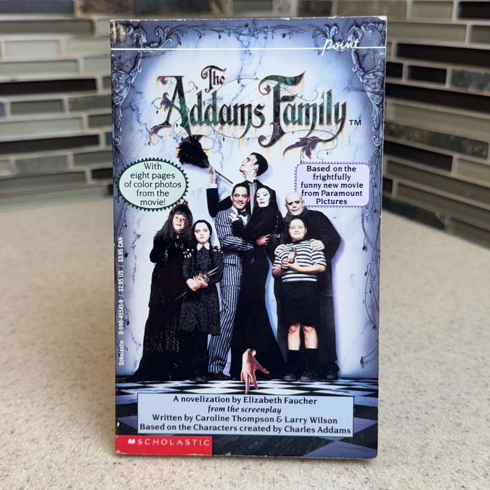 The Addams Family Elizabeth‎ Faucher Vintage 1991 Movie Tie-In Novel PB 1st Ed.